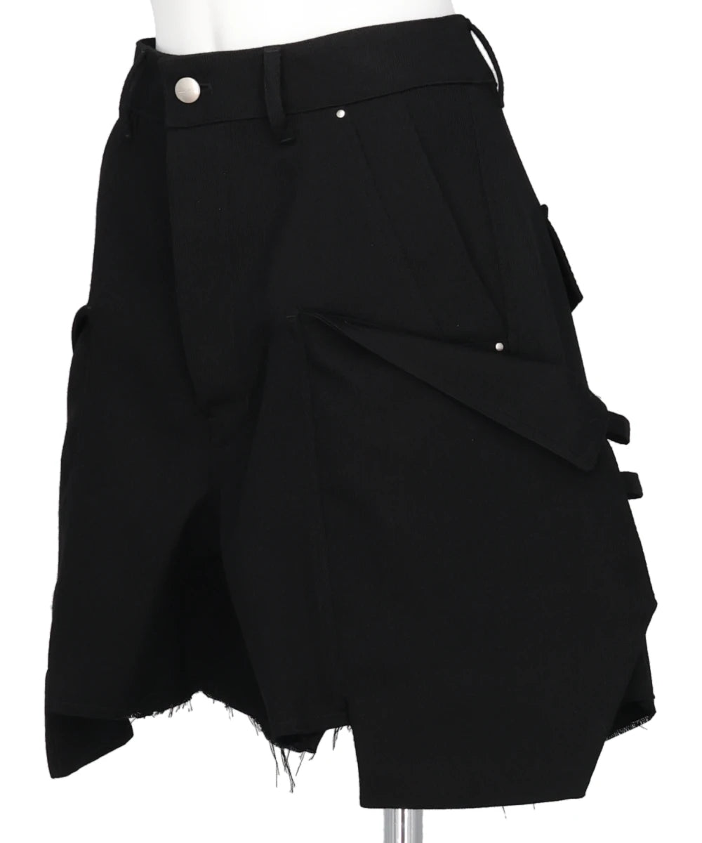 STEFAN CARGO SHORTS - BLACK