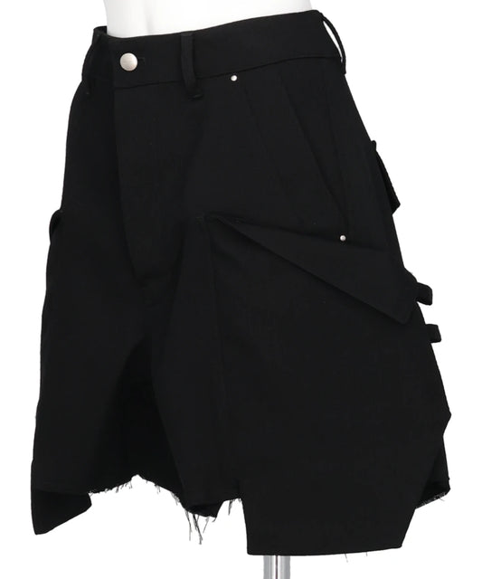 STEFAN CARGO SHORTS - BLACK