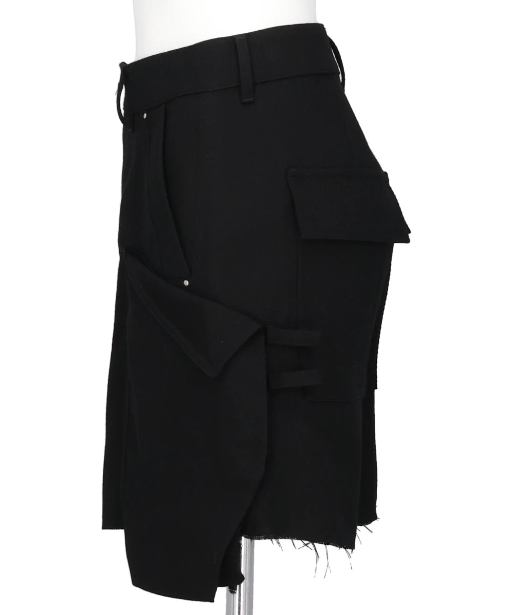 STEFAN CARGO SHORTS - BLACK