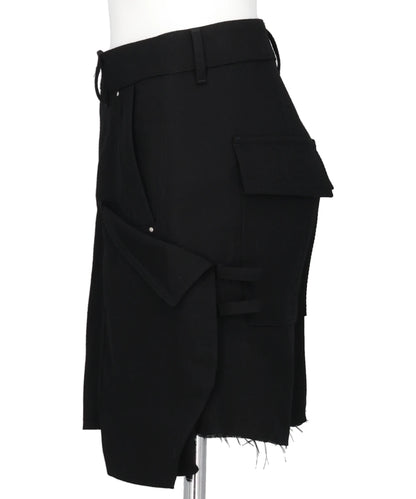 STEFAN CARGO SHORTS - BLACK