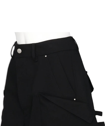 STEFAN CARGO SHORTS - BLACK