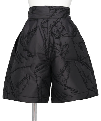 QUILTING GURKHA PANTS