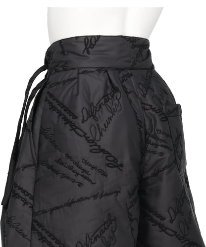 QUILTING GURKHA PANTS