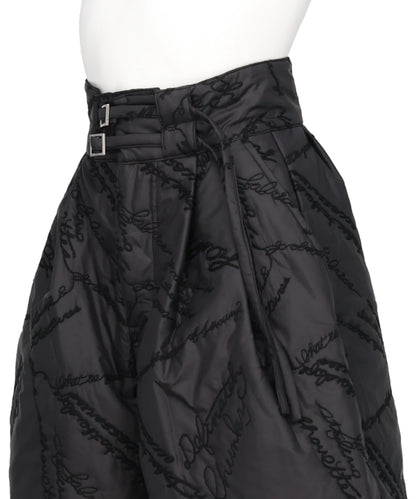 QUILTING GURKHA PANTS