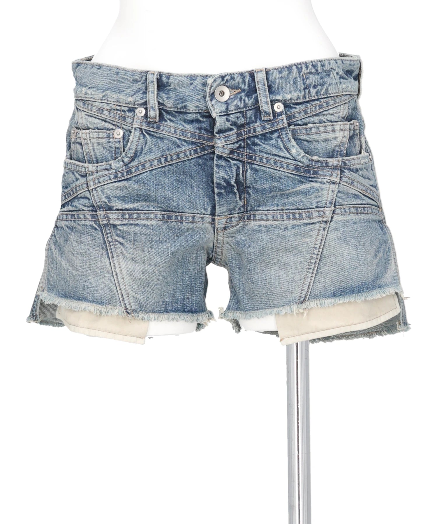 DRKSHDW(ダークシャドウ) 2026SS LANA CUT OFFS - WASHED INDIGO DS01F4300DWBET2