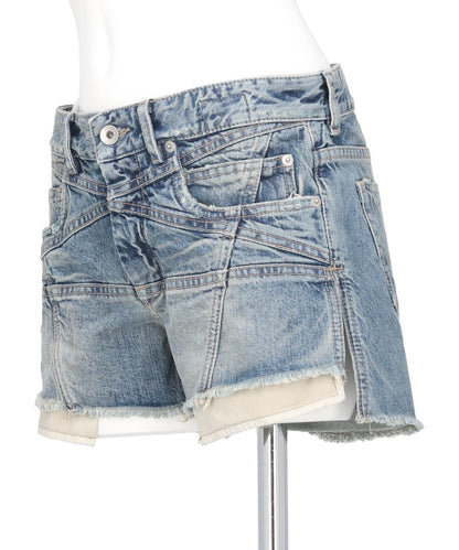 LANA CUT OFFS - WASHED INDIGO