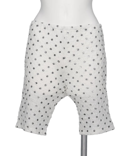 naokitomizuka POLKA DOT PRINT CYCLING SHORTS