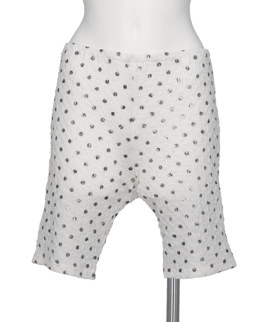 naokitomizuka POLKA DOT PRINT CYCLING SHORTS