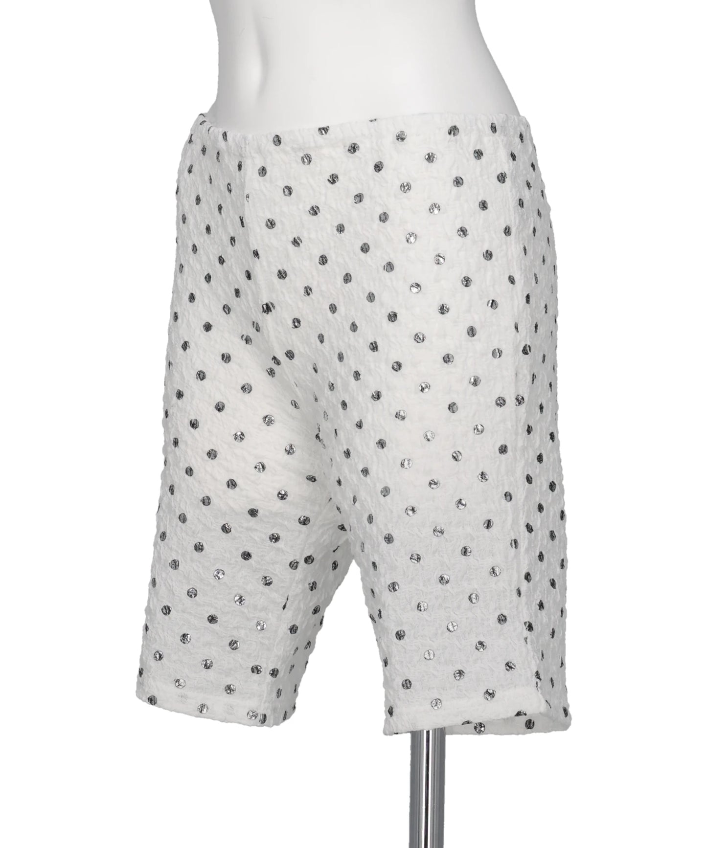 POLKA DOT PRINT CYCLING SHORTS