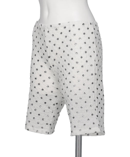 POLKA DOT PRINT CYCLING SHORTS