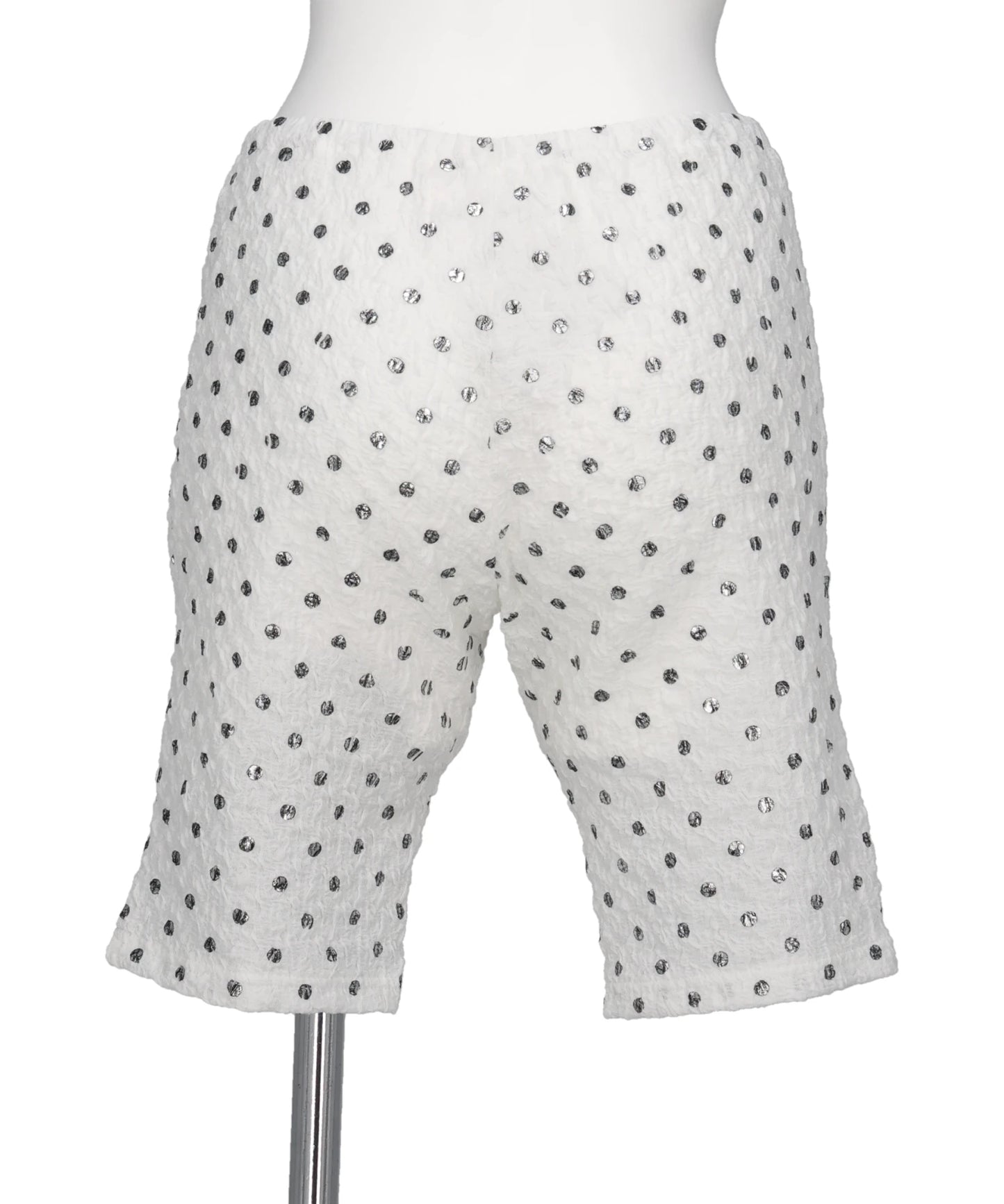 POLKA DOT PRINT CYCLING SHORTS