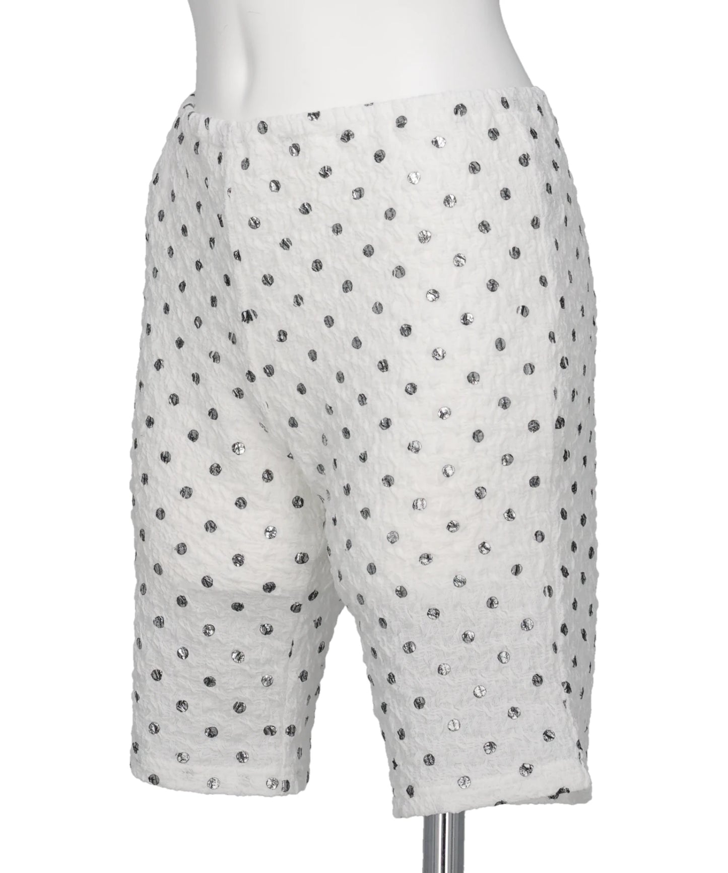 POLKA DOT PRINT CYCLING SHORTS