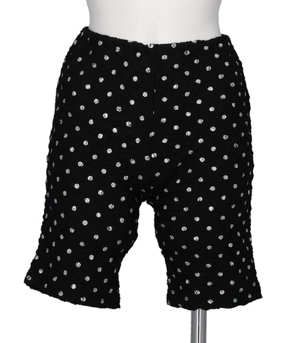 naokitomizuka POLKA DOT PRINT CYCLING SHORTS