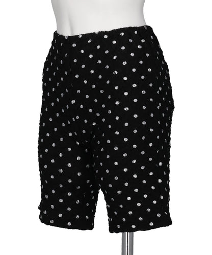 POLKA DOT PRINT CYCLING SHORTS