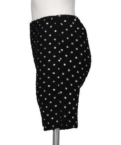 POLKA DOT PRINT CYCLING SHORTS