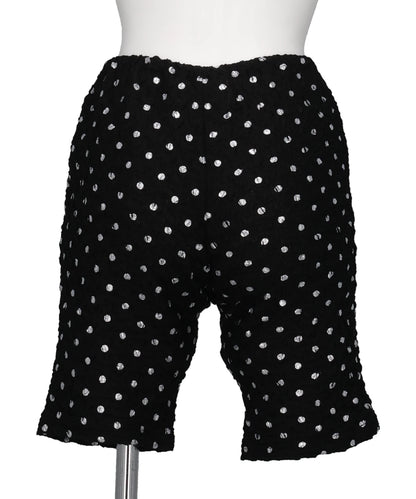 POLKA DOT PRINT CYCLING SHORTS