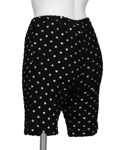POLKA DOT PRINT CYCLING SHORTS