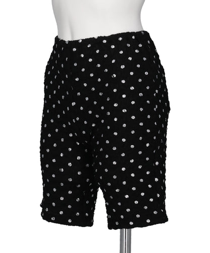 POLKA DOT PRINT CYCLING SHORTS