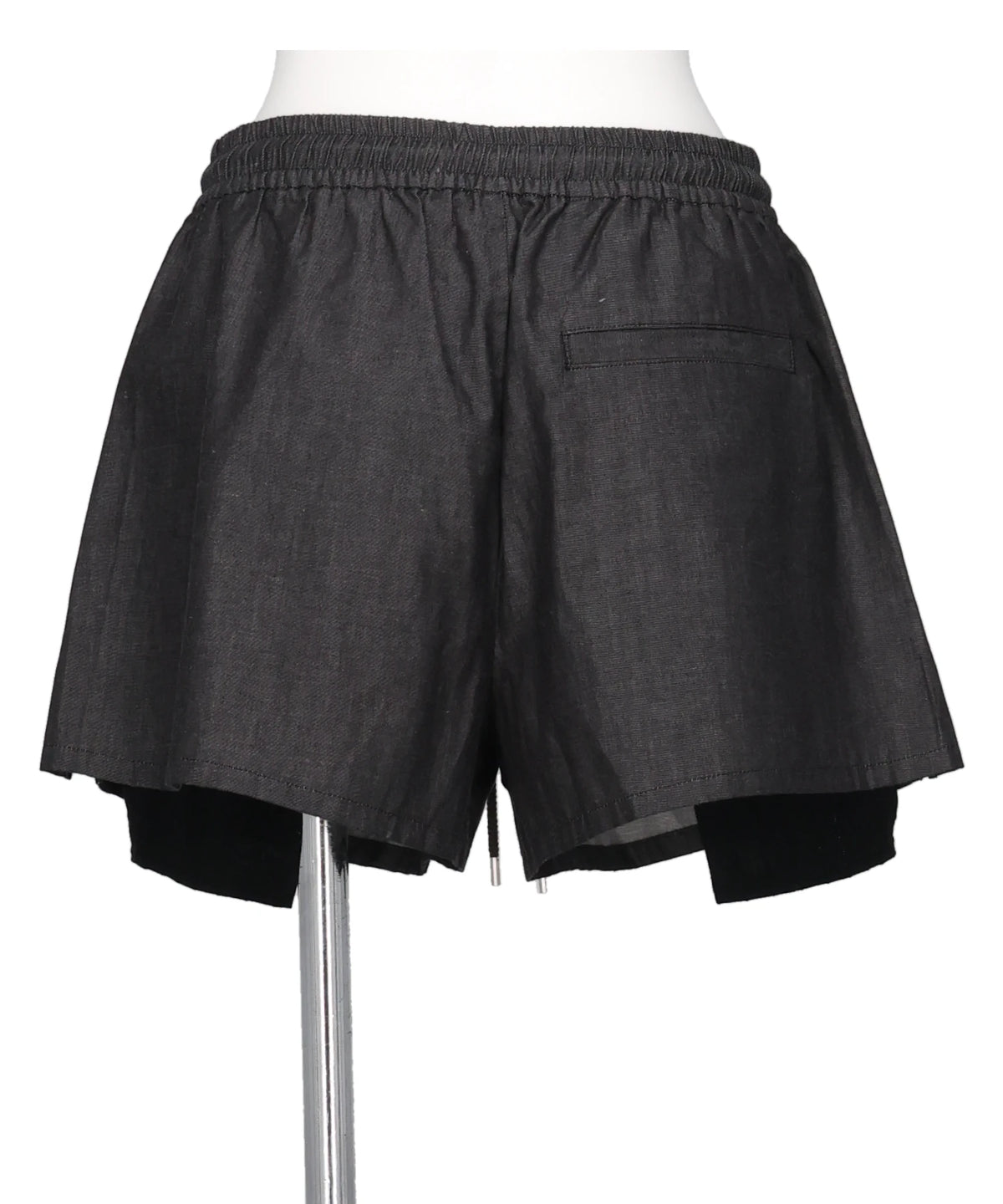 CHERRY TAPE RIBBON HALF PANTS