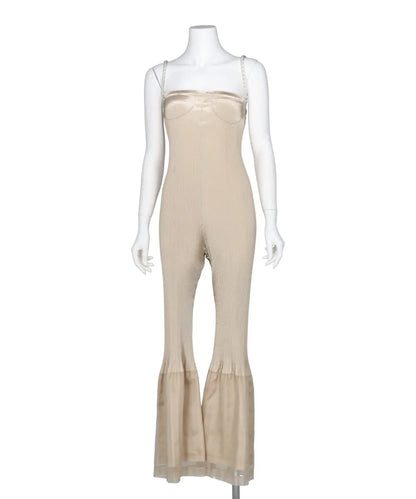 PLEATS JUMP SUIT