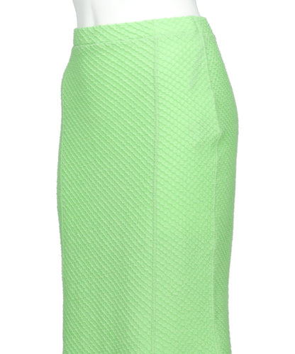 SHIRRING JERSEY JACQUARD FLARE SKIRT