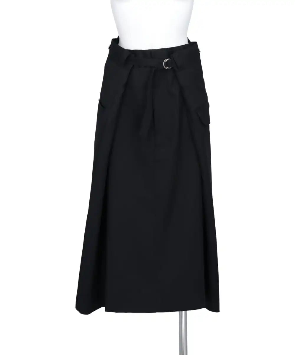 WRAP WOOL SKIRT