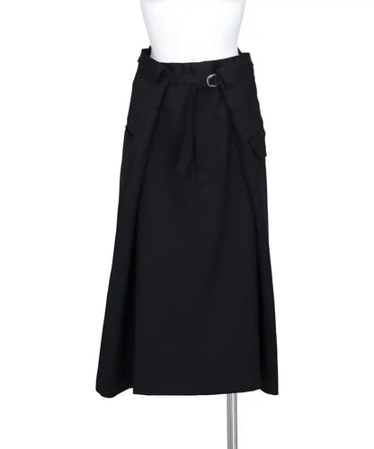 WRAP WOOL SKIRT
