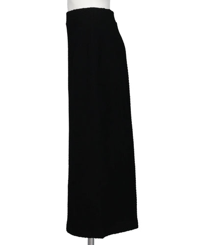 SHIRRING JERSEY JACQUARD PENCIL SKIRT