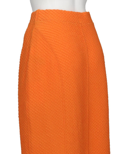 SHIRRING JERSEY JACQUARD PENCIL SKIRT