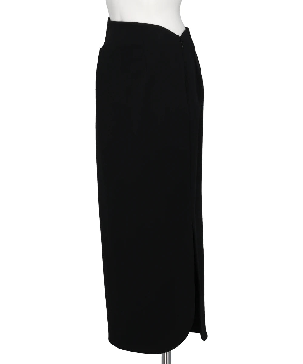 DOUBLE JERSEY ASYMMETRIC SKIRT