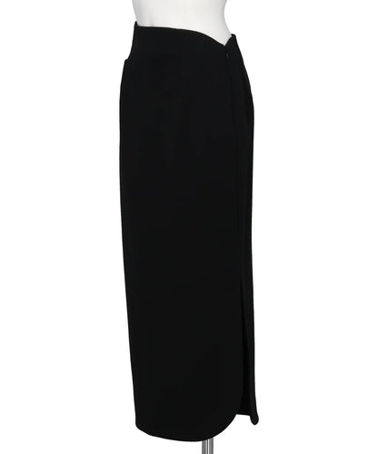 DOUBLE JERSEY ASYMMETRIC SKIRT