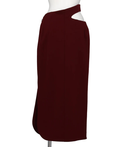 DOUBLE JERSEY ASYMMETRIC SKIRT