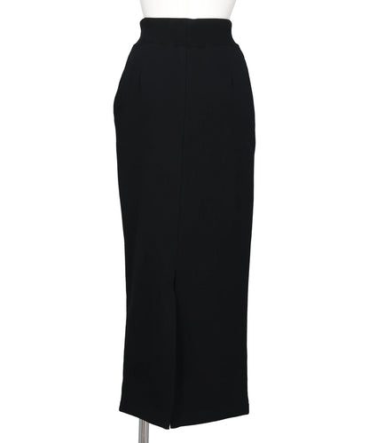 FLORAL MOTIF EMBROIDERED SWEATER SKIRT