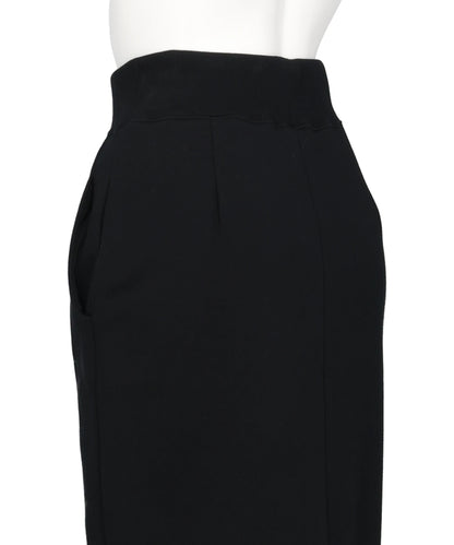 FLORAL MOTIF EMBROIDERED SWEATER SKIRT