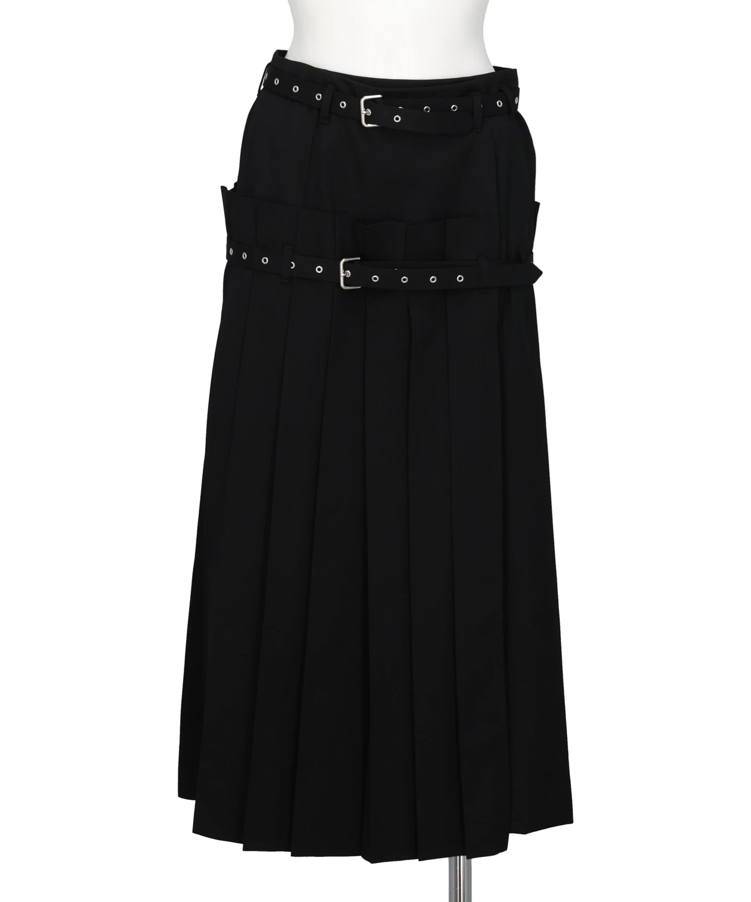 FETICO(フェティコ)PLEATED WRAP MIDI SKIRT