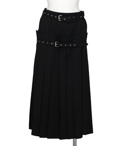 FETICO(フェティコ)PLEATED WRAP MIDI SKIRT