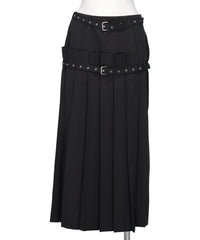 FETICO(フェティコ)PLEATED WRAP MIDI SKIRT