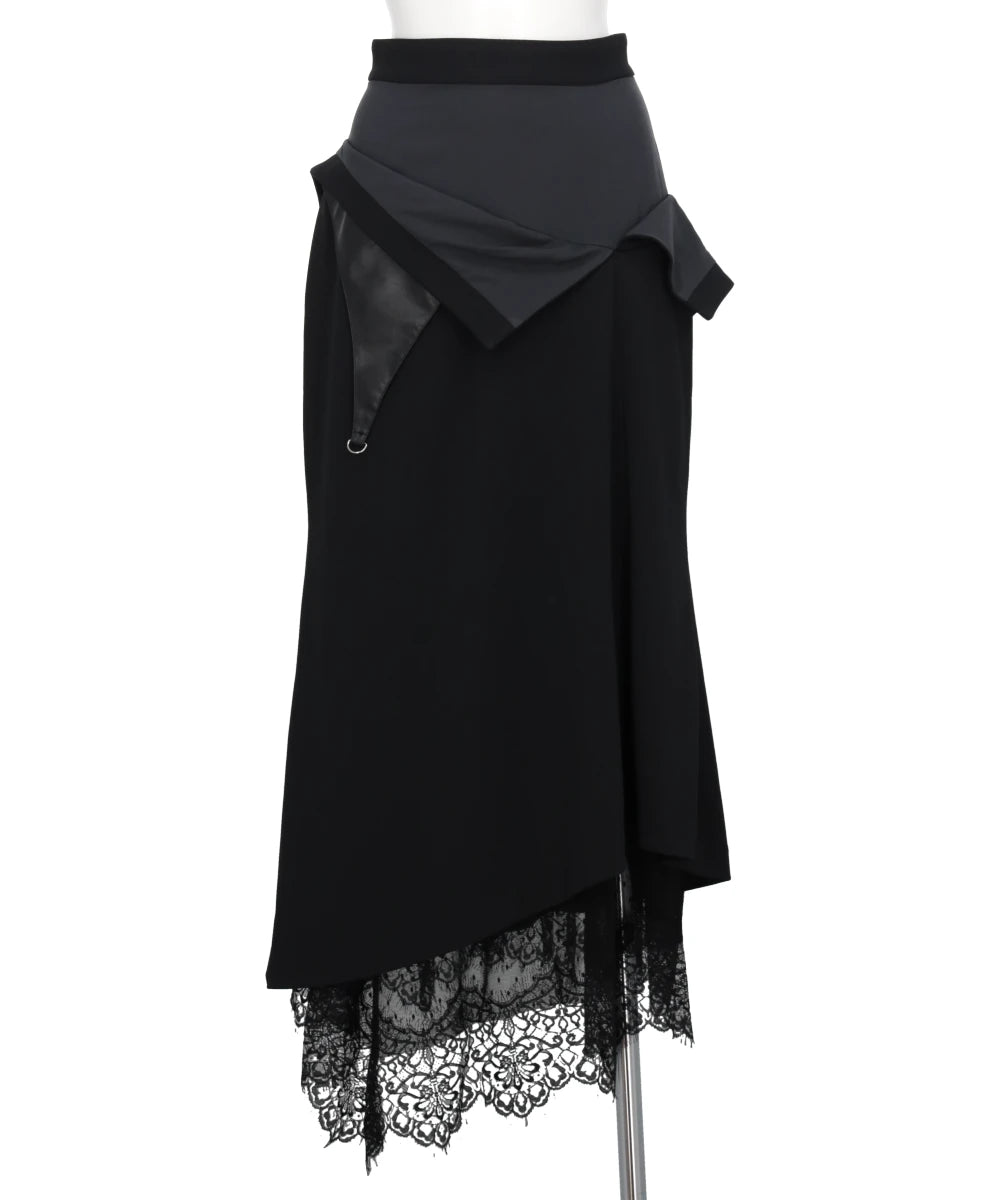 tanakadaisuke(タナカダイスケ)TURND UP LACE SKIRT