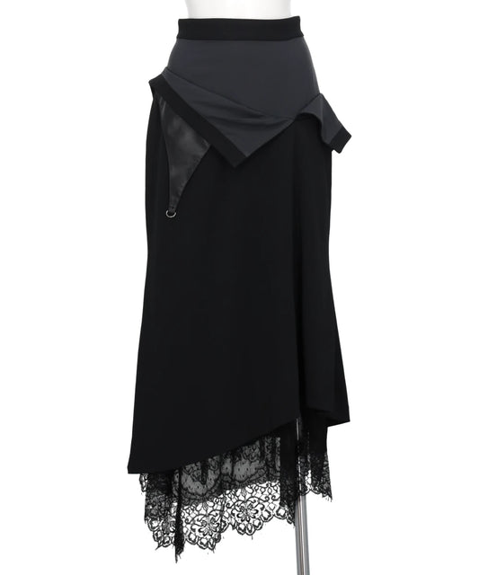 tanakadaisuke(タナカダイスケ)TURND UP LACE SKIRT