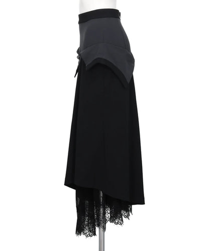 TURND UP LACE SKIRT