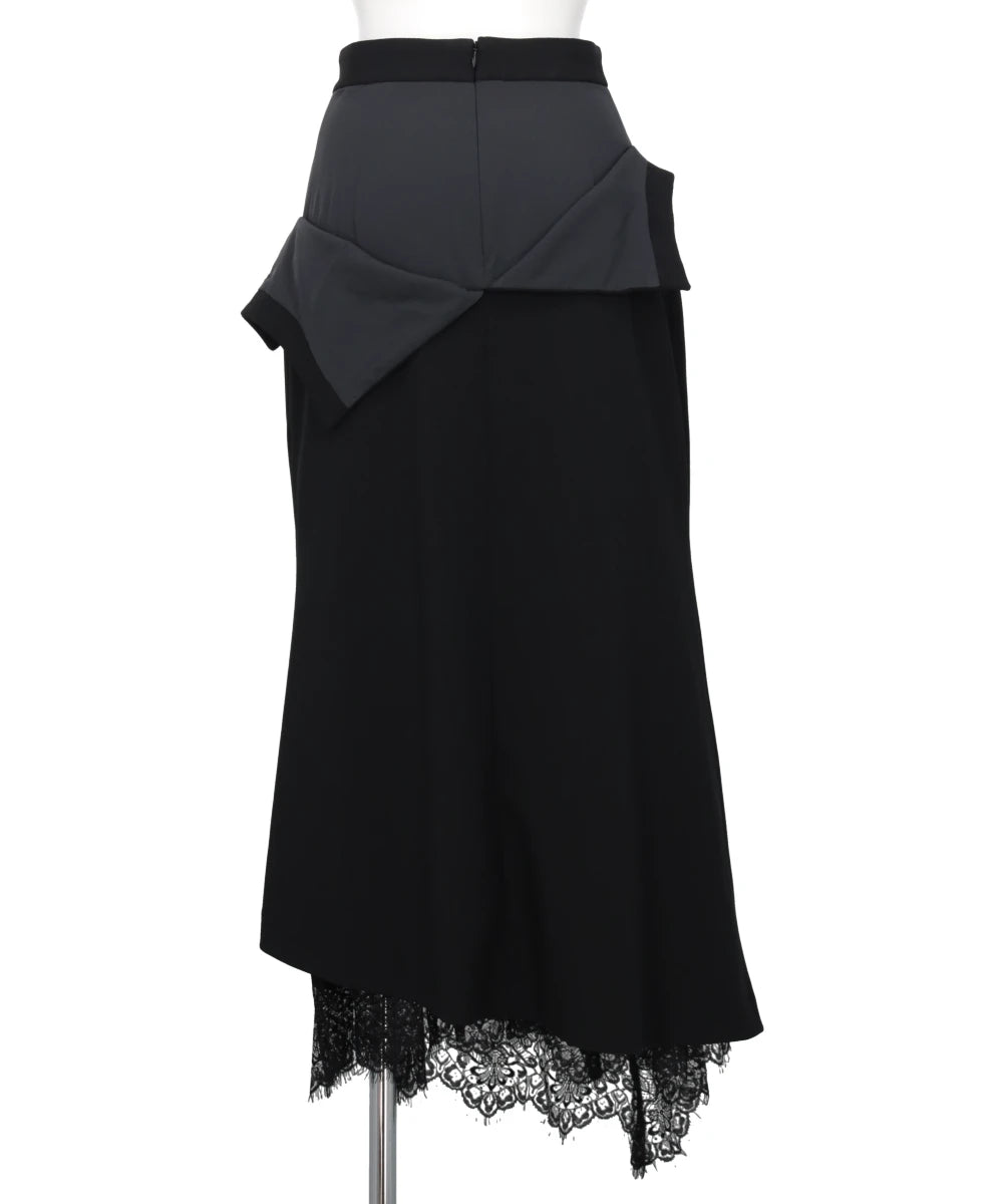 TURND UP LACE SKIRT