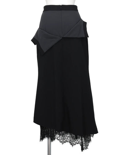 TURND UP LACE SKIRT
