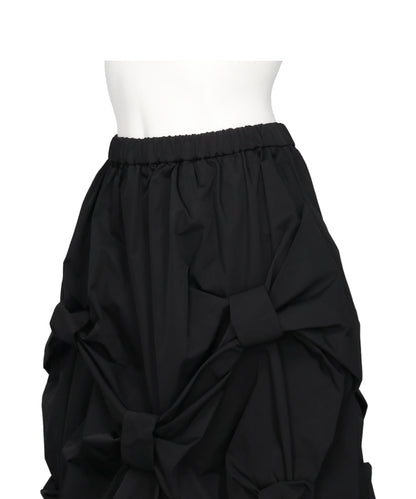 DICRIS SOLO TWILL TUCK VOLUME SKIRT