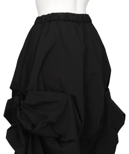 SOLOTEX TWILL RIBBON TUCK SKIRT