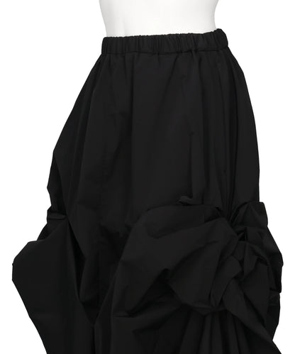 SOLOTEX TWILL RIBBON TUCK SKIRT