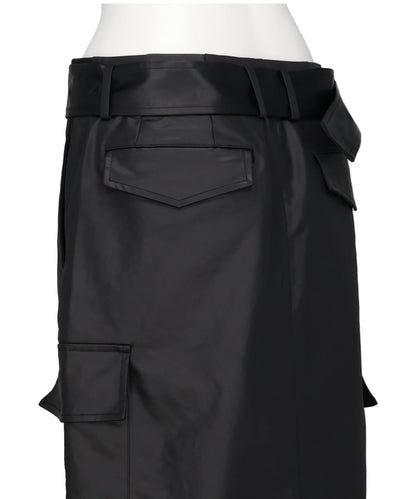 WAX VINTAGE BELTED CARGO SKIRT
