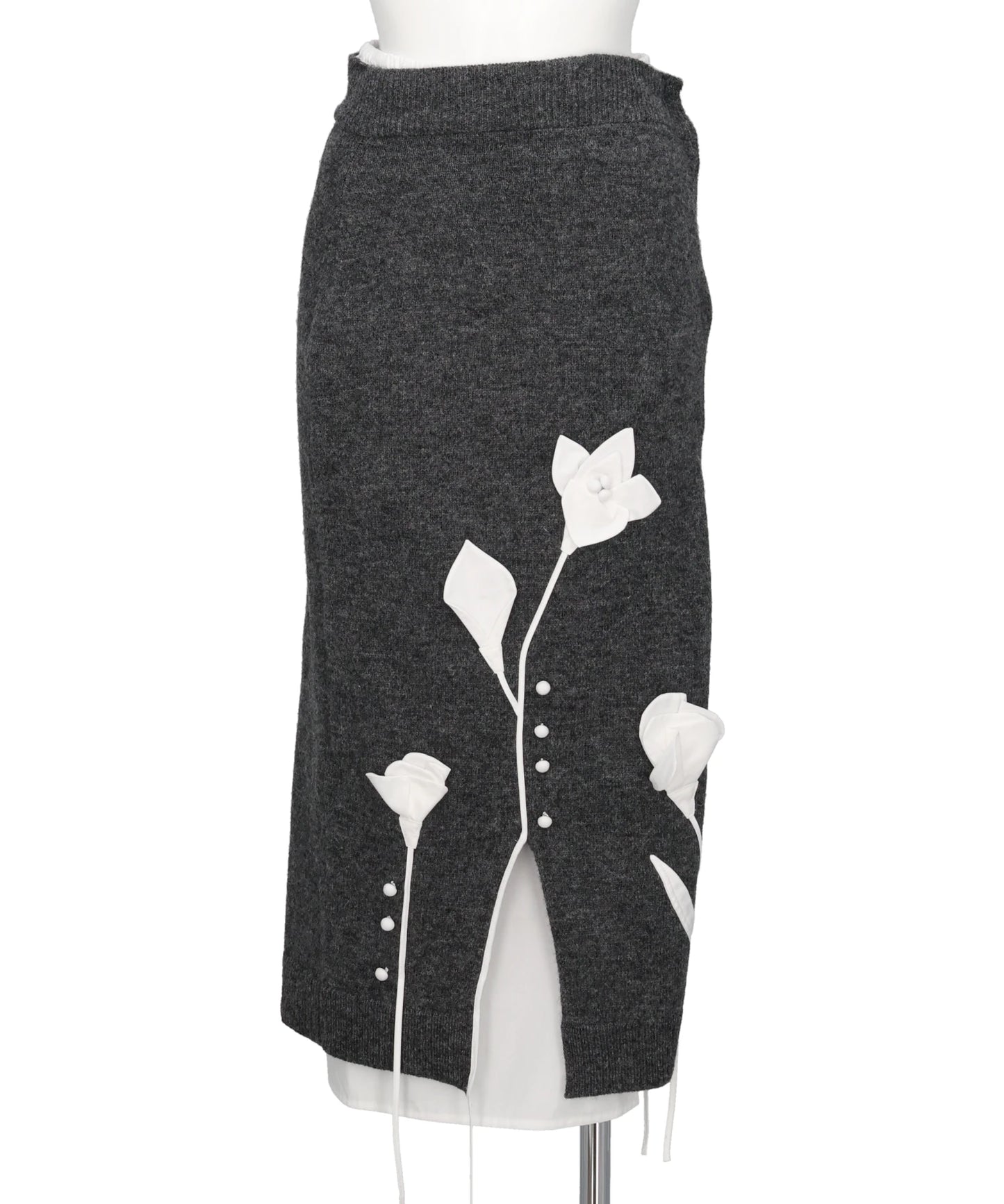  riv nobuhiko(リブノブヒコ) CARRER KNIT SKIRT