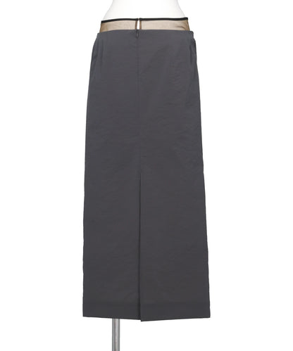 Mame Kurogouchi(マメクロゴウチ) 2026SS STRETCH BEADED DETAIL SKIRT