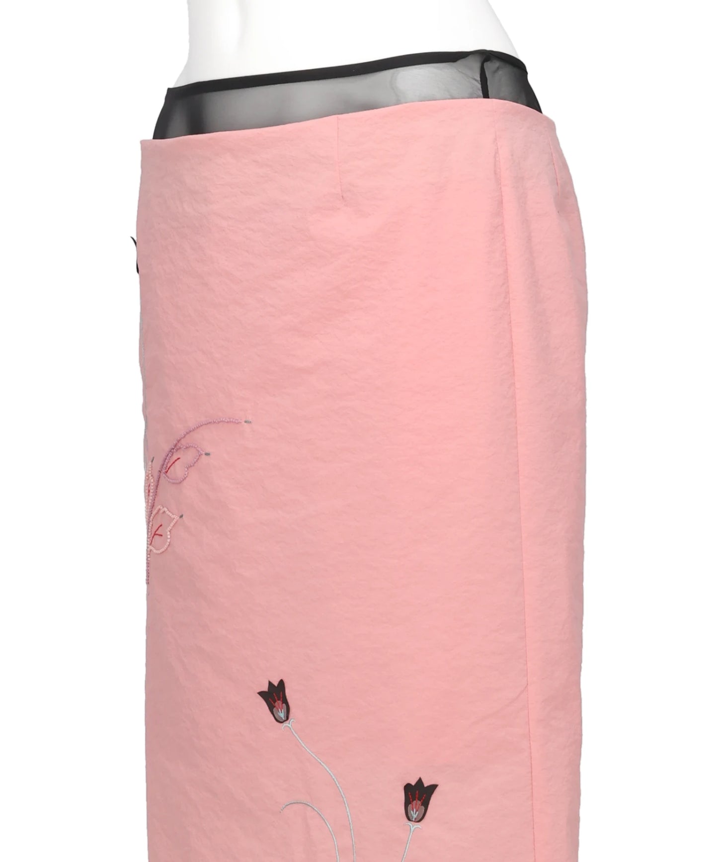 Mame Kurogouchi(マメクロゴウチ) 2026SS STRETCH BEADED DETAIL SKIRT