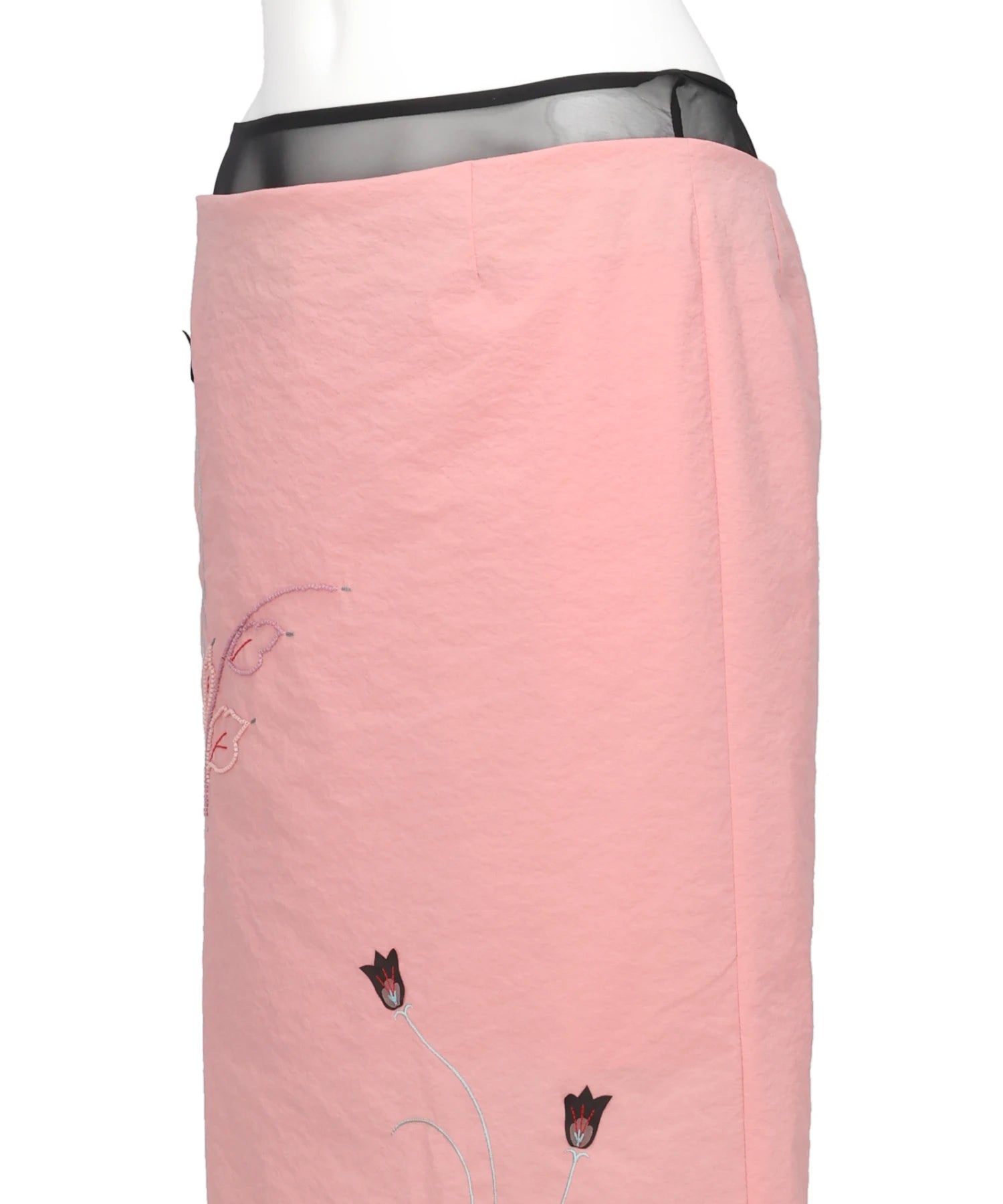 Mame Kurogouchi(マメクロゴウチ) 2026SS STRETCH BEADED DETAIL SKIRT